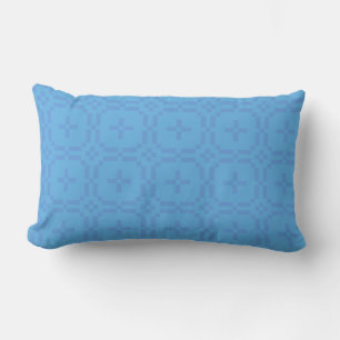 Welsh Tapestart, Chic Blue Lumbar Pillow Lendenkissen