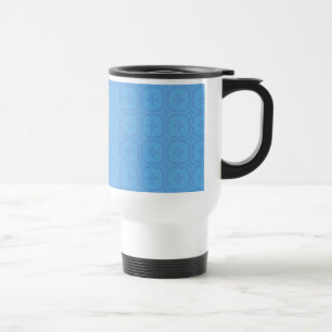 Welsh TapestPattern, Chic Blue Travel Mug Reisebecher