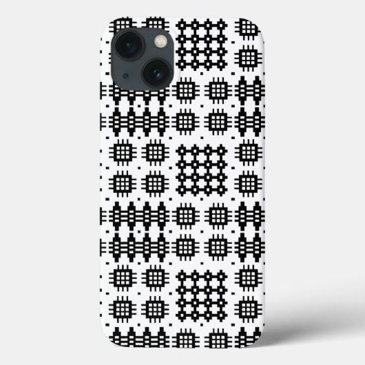 Welsh Tapestry Black, White iPhone 6 Xtreme Case (Rückseite)