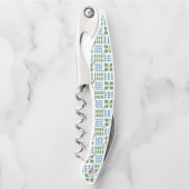 Welsh Tapestry Pattern Carthen Cymraeg Kellnermesser (Vorderseite)