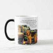 Welsh Terrier Art Geschenke Verwandlungstasse (Links)