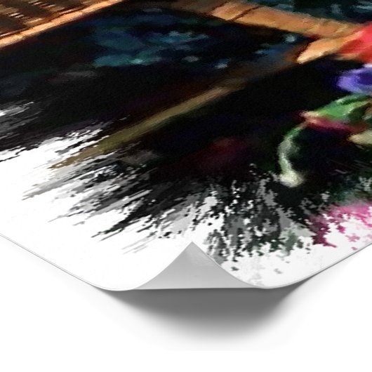 Welsh Terrier Art Print Poster (Ecke)