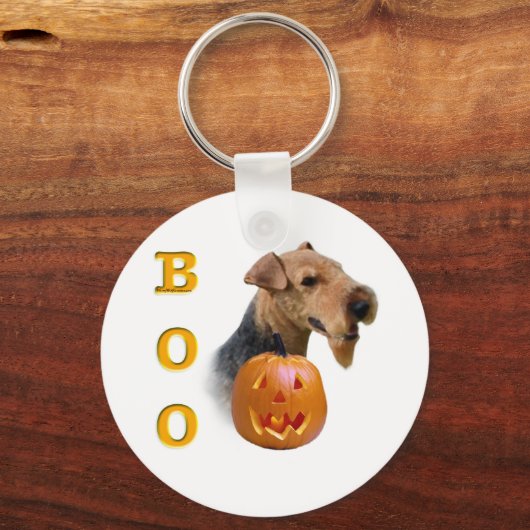 Welsh Terrier Boo Schlüsselanhänger (Vorderseite)