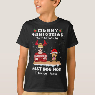 Welsh Terrier Christmas für die weltbeste Mama für T-Shirt