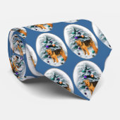 Welsh Terrier Christmas Geschenke Krawatte (Gerollt)