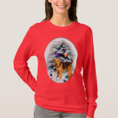 Welsh Terrier Christmas Geschenke T-Shirt (Vorderseite)