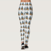 Welsh Terrier Christmas Leggings (Rückseite)