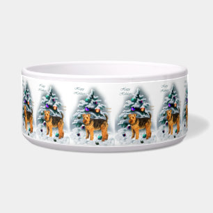 Welsh Terrier Christmas Napf