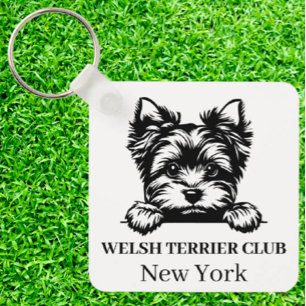 Welsh Terrier Club Schlüsselanhänger