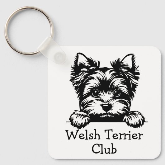 Welsh Terrier Club Schlüsselanhänger (Vorderseite)