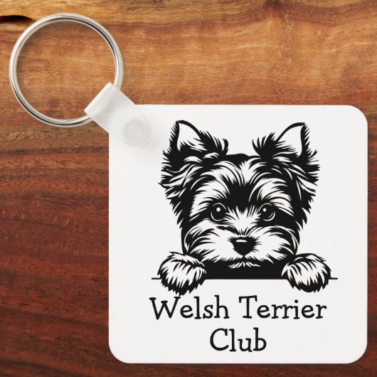 Welsh Terrier Club Schlüsselanhänger (Vorderseite)