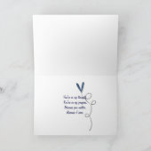 Welsh Terrier denkt an Sie Karte (Innenseite)