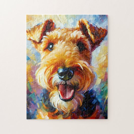 Welsh Terrier Dog Acrylic Print Dog Lover Geschenk Puzzle (Vertikal)
