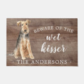 Welsh Terrier Dog Personalisiert Dog Mat Fußmatte (Vorderseite)