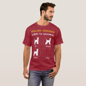 Welsh Terrier Guide to Training Dog Obedience T-Shirt (Vorne ganz)