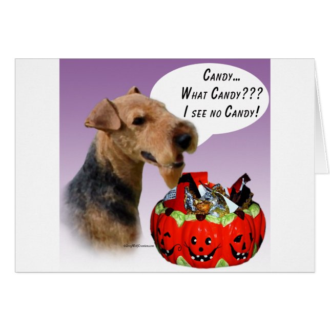 Welsh Terrier Halloween Candy (Vorderseite (Horizontal))