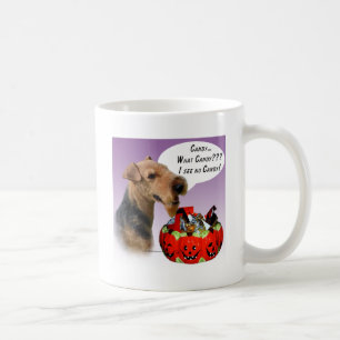 Welsh Terrier Halloween Candy Kaffeetasse