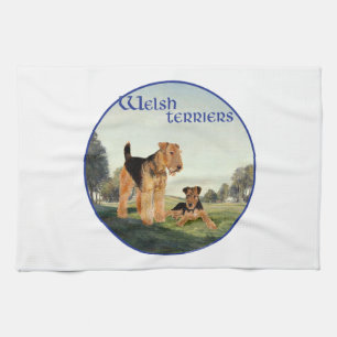 Welsh Terrier Handtuch