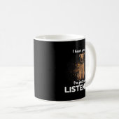 Welsh Terrier Hund höre ich Sie nicht hören Kaffeetasse (VorderseiteRechts)