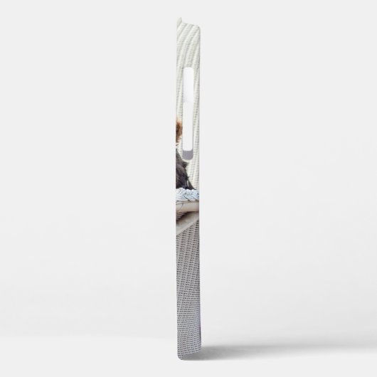 Welsh Terrier im Wicker-Vorsitz Case-Mate iPhone Hülle (Rückseite / Links)