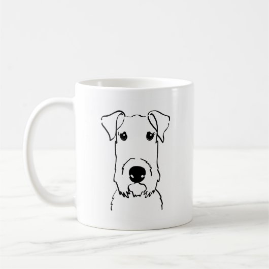 Welsh Terrier Kaffeetasse (Links)