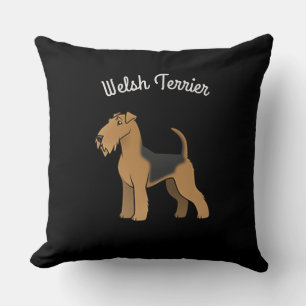 Welsh Terrier Kissen