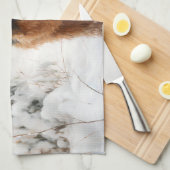 Welsh Terrier Let It Snow Weihnachten Geschirrtuch (Viertel Falte)