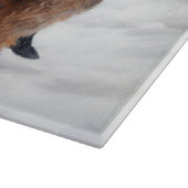 Welsh Terrier Let It Snow Weihnachten Schneidebrett (Ecke)