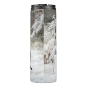 Welsh Terrier Let It Snow Weihnachten Thermosbecher (Rückseite)