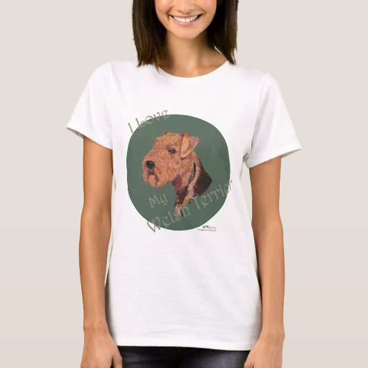 Welsh Terrier Liebe T-Shirt (Vorderseite)