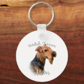 Welsh Terrier Mama 2 Schlüsselanhänger (Rückseite)