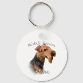 Welsh Terrier Mama 2 Schlüsselanhänger (Rückseite)