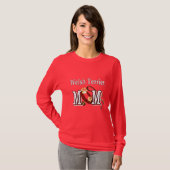 Welsh Terrier Mama Geschenke T-Shirt (Vorne ganz)