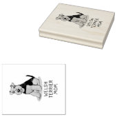 Welsh Terrier Mama - Niedliche Hunde Mama Gummistempel (Stempel)