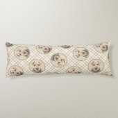 Welsh Terrier Painting WT Niedlich Original Hunde  Seitenschläferkissen (Rückseite)