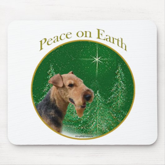 Welsh Terrier Peace Mousepad (Vorne)