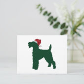 Welsh Terrier Postkarte (Stehend Vorderseite)