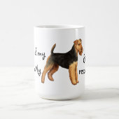 Welsh Terrier Rescue Kaffeetasse (Mittel)