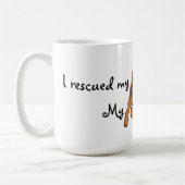 Welsh Terrier Rescue Kaffeetasse (Links)