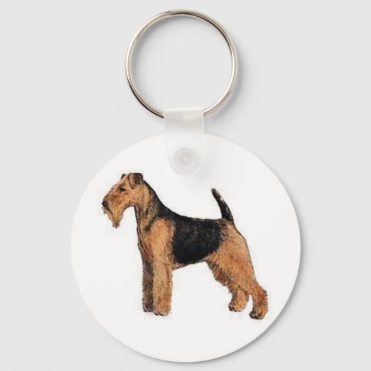 Welsh Terrier Schlüsselanhänger (Vorderseite)