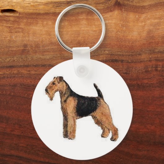 Welsh Terrier Schlüsselanhänger (Vorderseite)