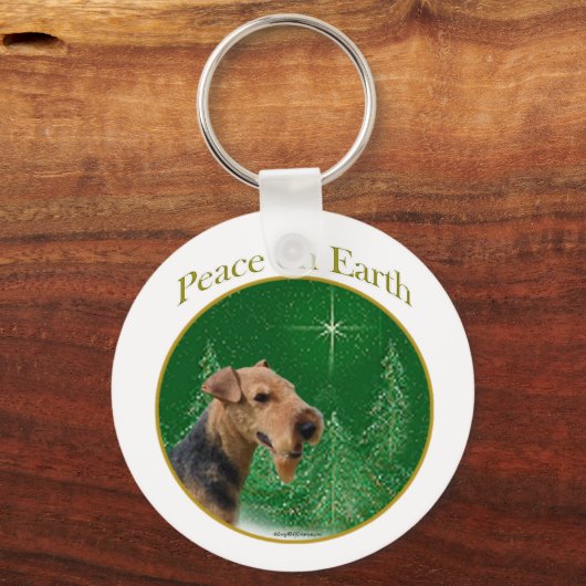 Welsh Terrier Schlüsselanhänger (Vorderseite)