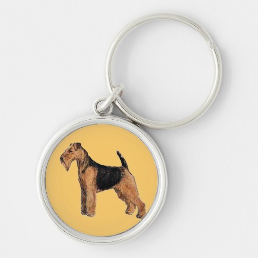 Welsh Terrier Schlüsselkette Schlüsselanhänger (Vorne)