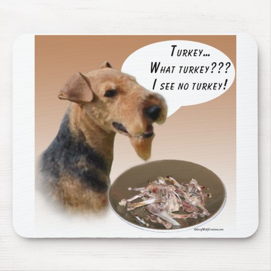 Welsh Terrier Türkei Mousepad (Vorne)