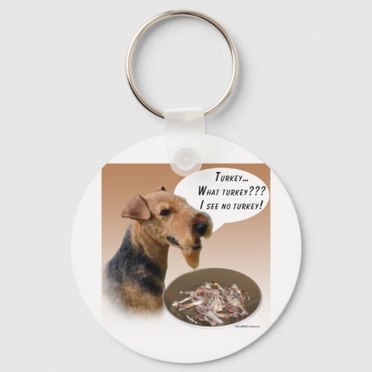 Welsh Terrier Türkei Schlüsselanhänger (Vorderseite)