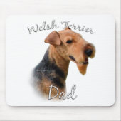Welsh Terrier Vater 2 Mousepad (Vorne)