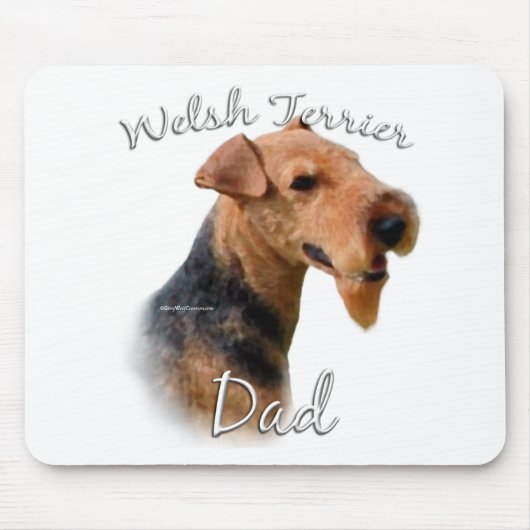Welsh Terrier Vater 2 Mousepad (Vorne)