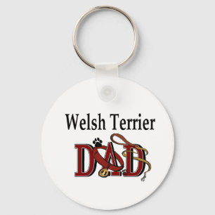 Welsh Terrier Vater Geschenke Schlüsselanhänger