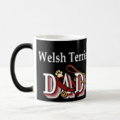 Welsh Terrier Vater Geschenke Verwandlungstasse (Links)