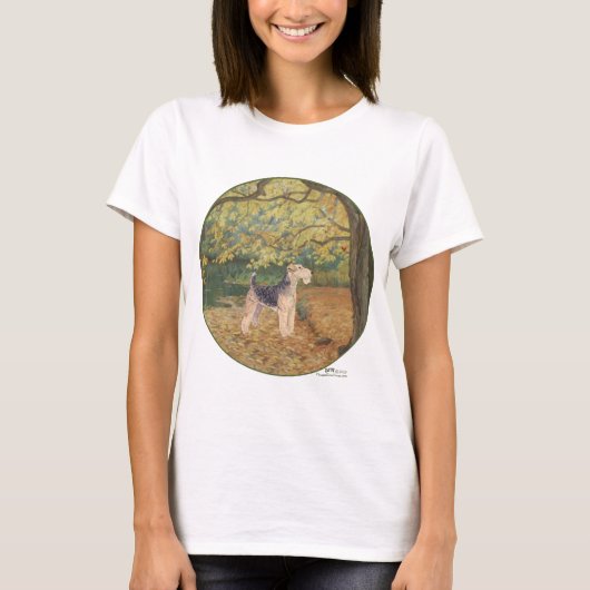 Welsh Terriers Herbstbesucher T-Shirt (Vorderseite)